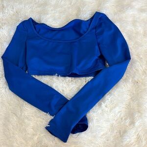 Blue Crop Top-XS